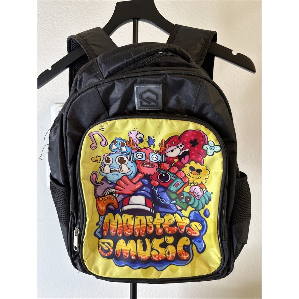 Monsters Music School Backpack Cartoon Anime Character Monster Kids